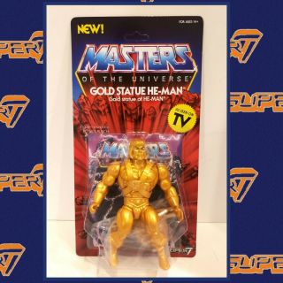Super7 Motu Vintage Wave 3 Gold Statue He - Man Action Figure Moc 2019
