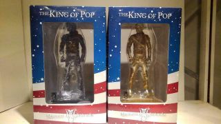 Michael Jackson History Statue King Of Pop Gold Ver.  ＆ Normal Ver.  Set Of 2 Jp