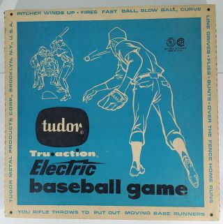 Vintage 1950 - 60’s Tudor Electric Baseball Game