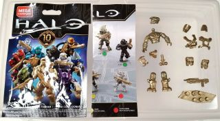 Mega Construx 2019 Halo 10 Years Gold Master Chief Blind Bag Chase Figure
