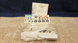 Vintage Glencoe Grumman J2F - 2 Duck Plastic Model Kit 1/48 Scale Boxed 2