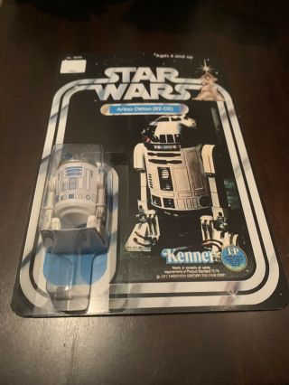 Rare Vintage Star Wars 12 Back R2 - D2 Kenner 1978 Moc R2d2 Artoo Detoo