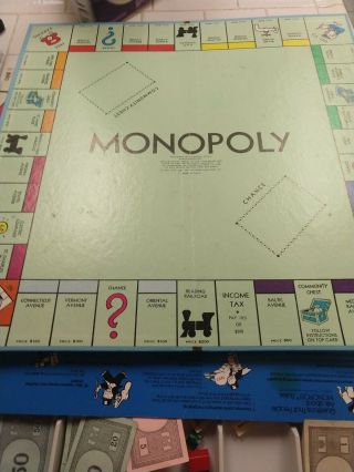 Vintage 1975 edition MONOPOLY BOARD GAME No.  9 Parker Brothers complete 2
