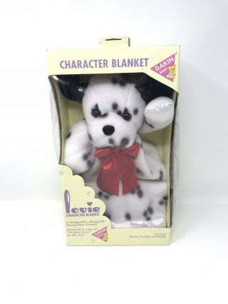 Dakin Damnation Dog Lovie Character Blanket Security Lovey Wear On Package