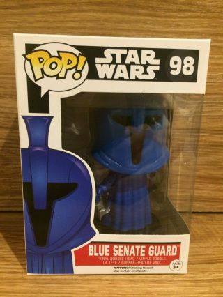Funko Pop Star Wars 98 Blue Senate Guard