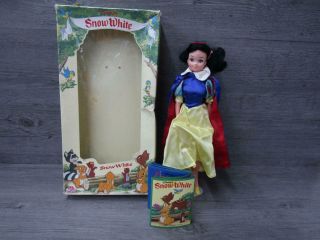 Vintage Disney Snow White Bikin Express Doll Iob Complete 11.  5 "