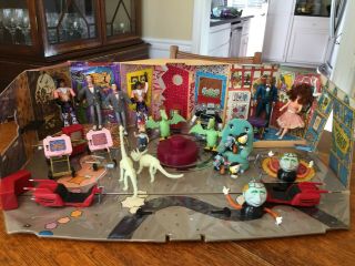 Pee Wee’s Playhouse Matchbox Playhouse And 27 Figures And DVD ' s episodes 1 - 45 3