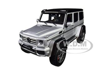 Mercedes Benz G Class 4×4² Silver 1/18 Diecast Model Car By Almost Real 820204