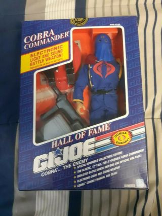 1991 Hasbro 12 " Gi Joe Gijoe Hall Of Fame Cobra Commander