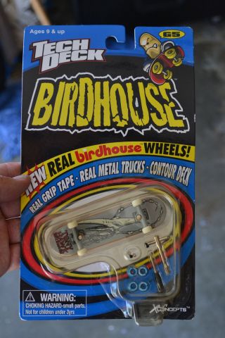 Rare Tony Hawk Fingerboard Tech Deck Birdhouse Bird House Skeleton Nos Nib