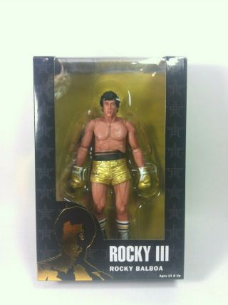 Neca | Rocky 3 | Rocky Balboa Gold Trunks