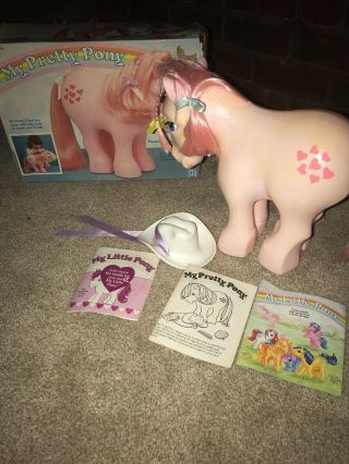 Vintage Hasbro My Pretty Pony,  Pastel Pink,  1984