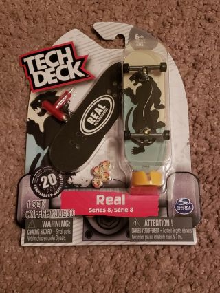 Tech Deck Series 8 Real Skateboards Ultra Rare Black Panther 20 Year Anniversary