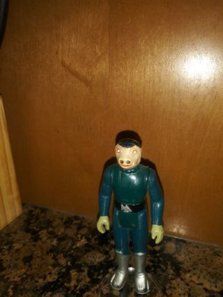 Vintage Kenner Star Wars Sears Exclusive No Toe Dent Blue Snaggletooth Figure