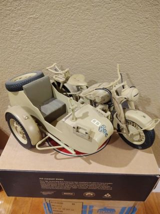Ultimate Soldier German Motorcycle W/ Sidecar 21st Century Toys Desert Tan