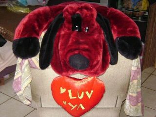 Dan Dee Collectors Choice Large Red Dog Pillow Plush