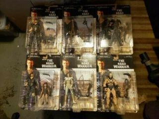 Mad Max The Road Warrior - Set Of 6 Action Figures - N2 Toys 2000 -