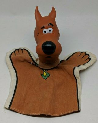 Vintage Scooby Doo Finger Puppet Hanna Barbera 1980 Plastic Head Felt Body