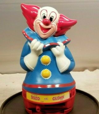Vintage Bozo The Clown Record Player Phonograph Transogram Box