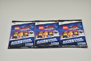 Lego Movie 2 Trading Cards - Set Of 3