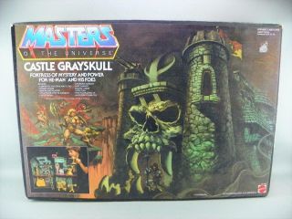Vintage 1983 Mattel He - Man Motu Masters Of The Universe Castle Grayskull Box Vgc