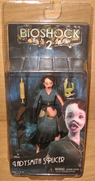 Neca Bioshock 2 Ladysmith Splicer Figure Rare