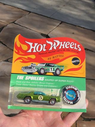 1969 Hot Wheels Redline Sugar Caddy Unpunched Blister Pack Light Green