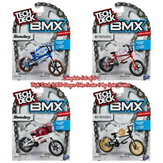 Set Of 4 Tech Deck Bmx Bikes Series 6 By Spin Master - Sunday,  & Wethepeople