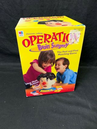 Operation Brain Surgery Electronic Talking Game 2001 Great 100 Complete