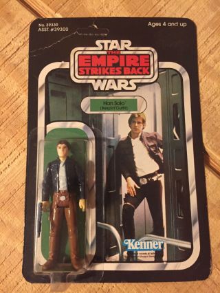 Vintage Star Wars Empire Strikes Back Han Solo Bespin Moc 41 Back