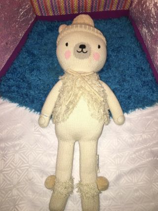 Vguc - Htf - Rare - 22” Cuddle,  Kind Stella The Polar Bear Plush Stuffed Animal