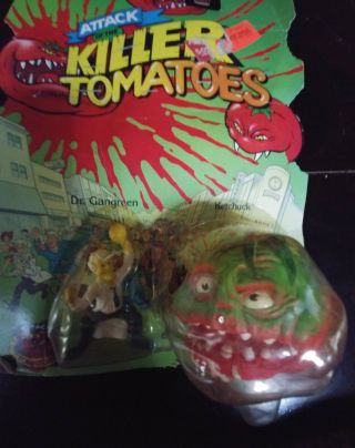 Attack Of The Killer Tomatoes Figures Vintage