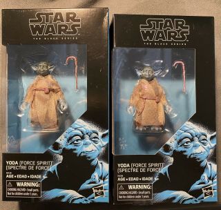 Rare Star Wars Black Series Yoda (force Spirit Ghost) Walmart Exclusive In Hand