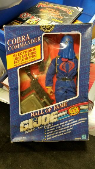 1991 Hasbro Gi Joe Hall Of Fame Cobra Commander 12 " Action Figure Nib