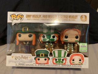 Harry Potter - Ginny,  Fred & George Weasley Quidditch World Cup Funko Pop Eccc
