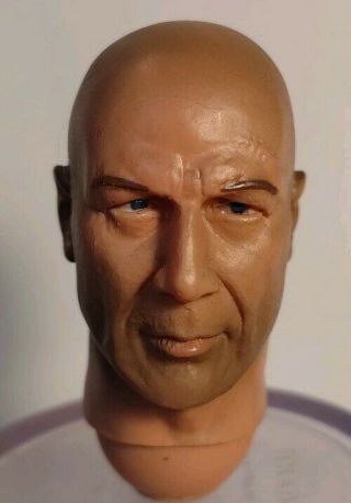 1/6 Custom Bruce Willis Painted Head Kit Bash For 12 Inch Figure