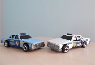 Vtg 1983 Hot Wheels Crack Ups Crunch Chief Variations State Police Cars Hk