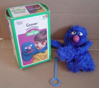 Vintage 1973 Jim Hensen Grover Muppet Puppet Sesame Street