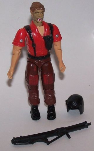 Vintage 1986 American Defense Wolfman Spy S.  I.  T.  Series Action Figure By Remco