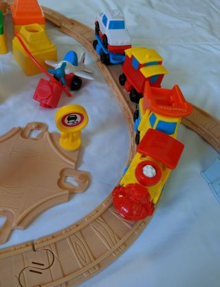 Fisher Price Flip Track Train Set Vehicles and Accessories 1994 3