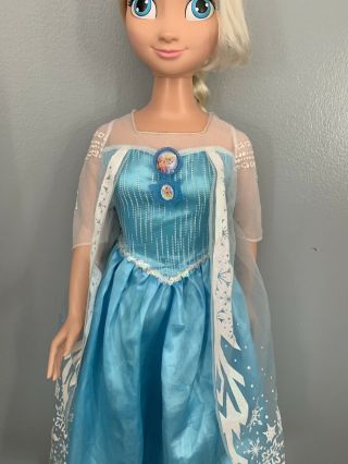 Elsa Frozen 38” My Size Doll Disney Princess Lifesize 3 ft tall Jakks Pacific 3