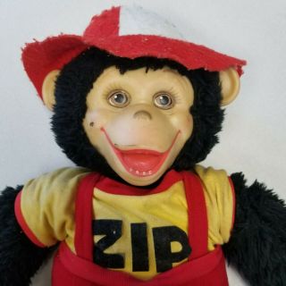 Vintage Rushton Zippy The Chimp Doll Plush