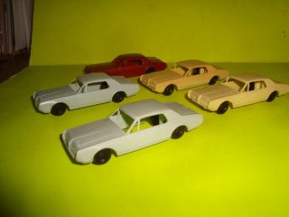5 Jvz 1967 Mercury Cougar Cereal Premium Plastic Toy Cars / F&f Cars