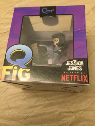 2017 Quantum Mechanix Qmx Q - Fig Marvel Jessica Jones Figurine As Seen On Netflix