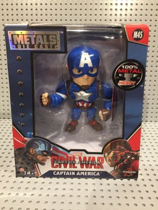 Marvel Captain America Civil War Metals Die Cast Figure Nib 2016