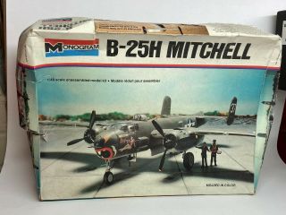 Monogram 1/48 North American B - 25h Mitchell,  Missing Decals.