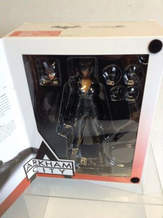 Square Enix Batman Arkham City: Play Arts Kai Catwoman Action Figure NIB, 2