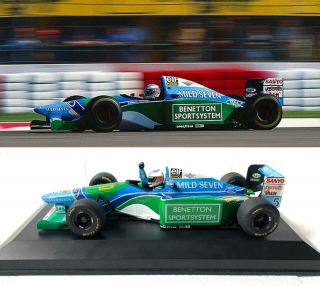 Michael Schumacher Benetton B194 Gp San Marino 1:18 Mild Seven Decals