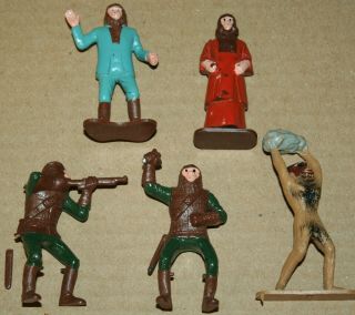 Planet Of The Apes Mini Figure Zira Zaius Set Of 4 1970s Vintage Sears