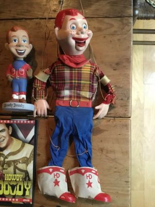 Vintage Howdy Doody Collectibles - Bobble - Head Marionette DVD More Rare L@@K W@W 2